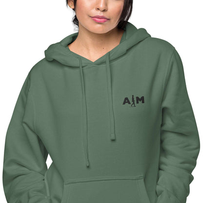 AIM | Unisex pigment-dyed hoodie