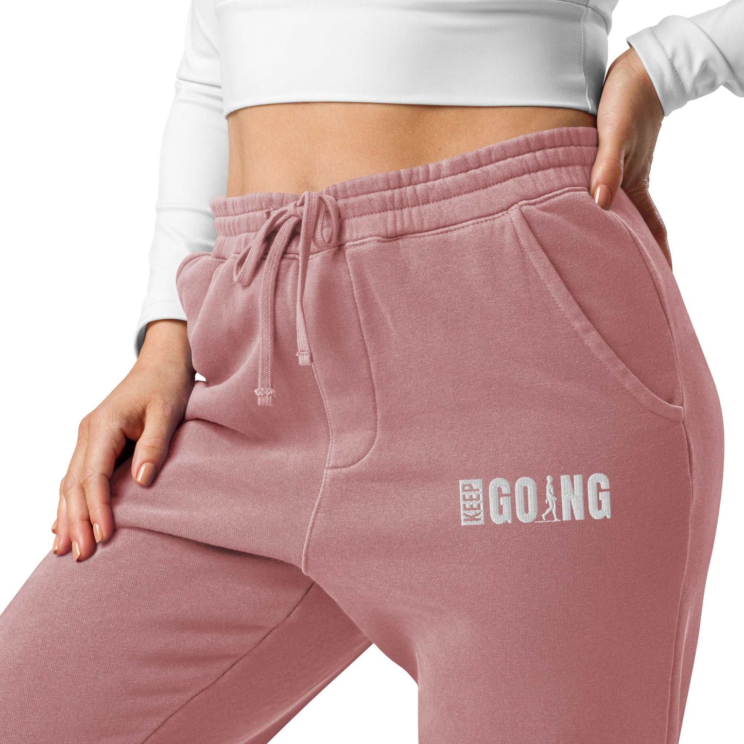 Keep Going | Unisex pigment-dyed sweatpants