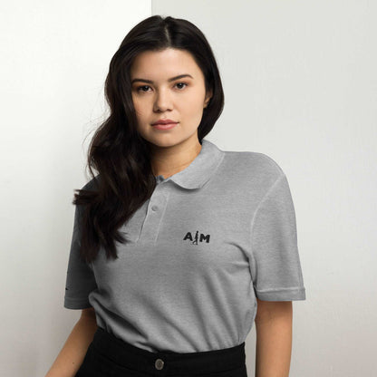 AIM | Unisex pique polo shirt