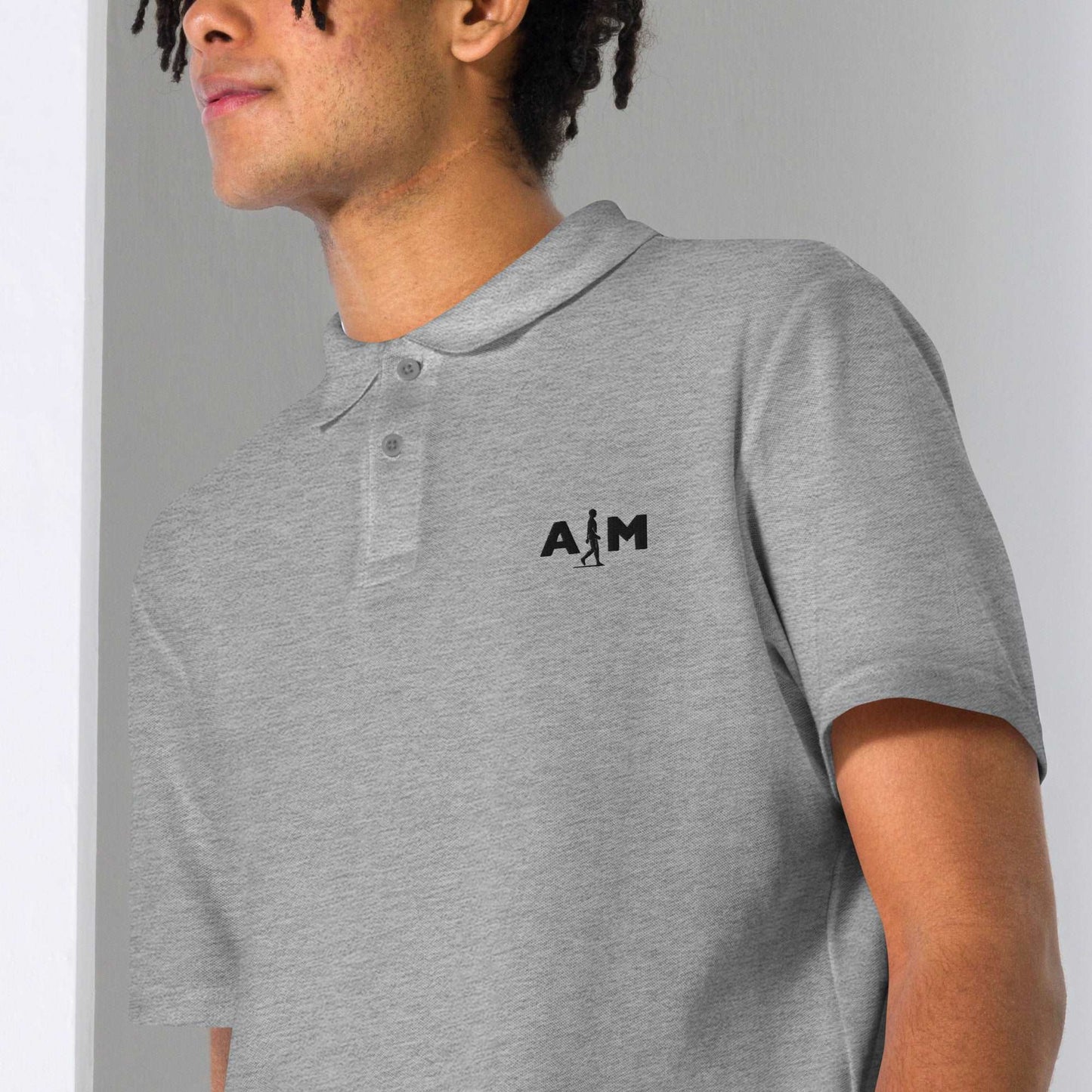 AIM | Unisex pique polo shirt