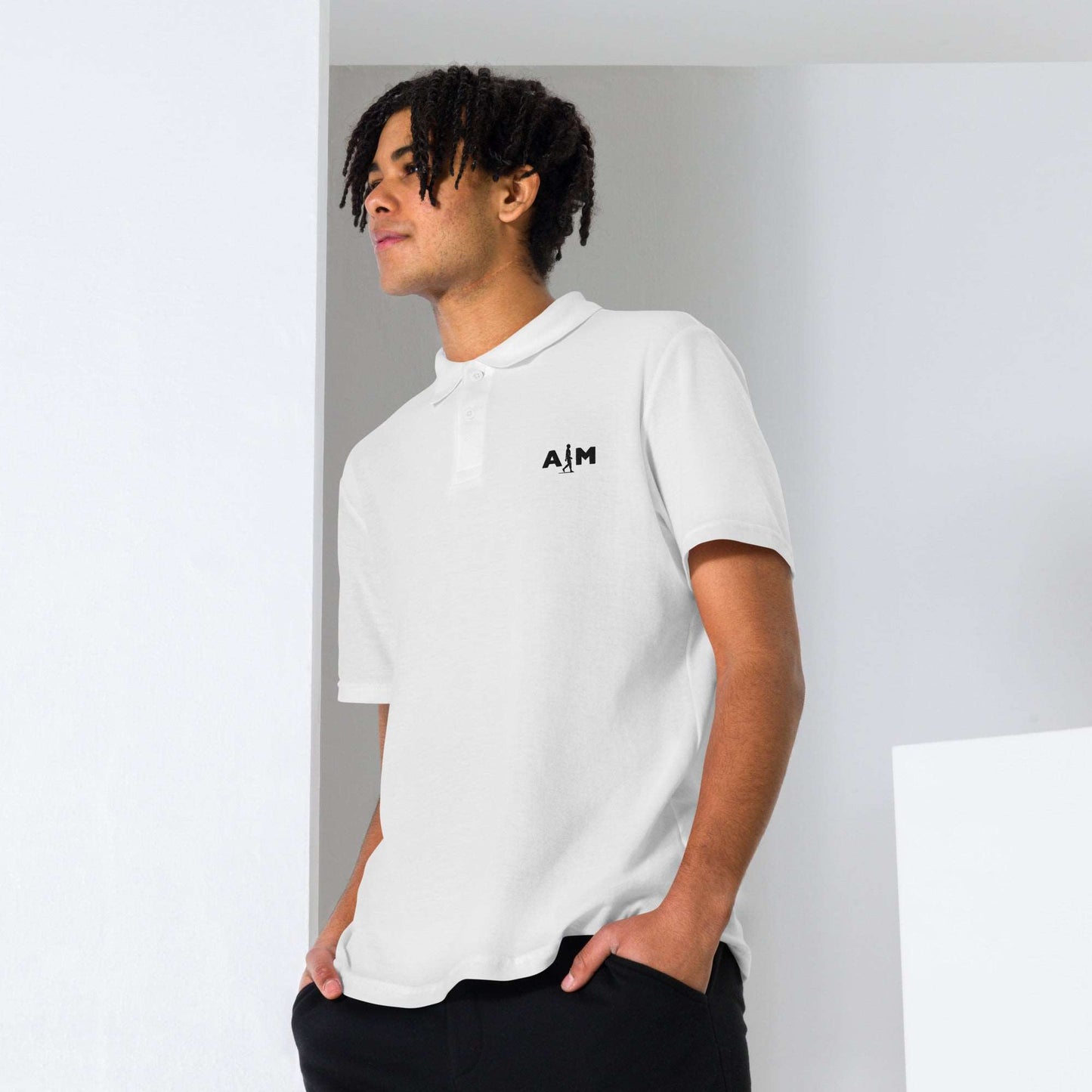 AIM | Unisex pique polo shirt