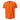 Unisex sports jersey by AIM ATTITUDE in neon orange, front view showing bold design and athletic fit.
