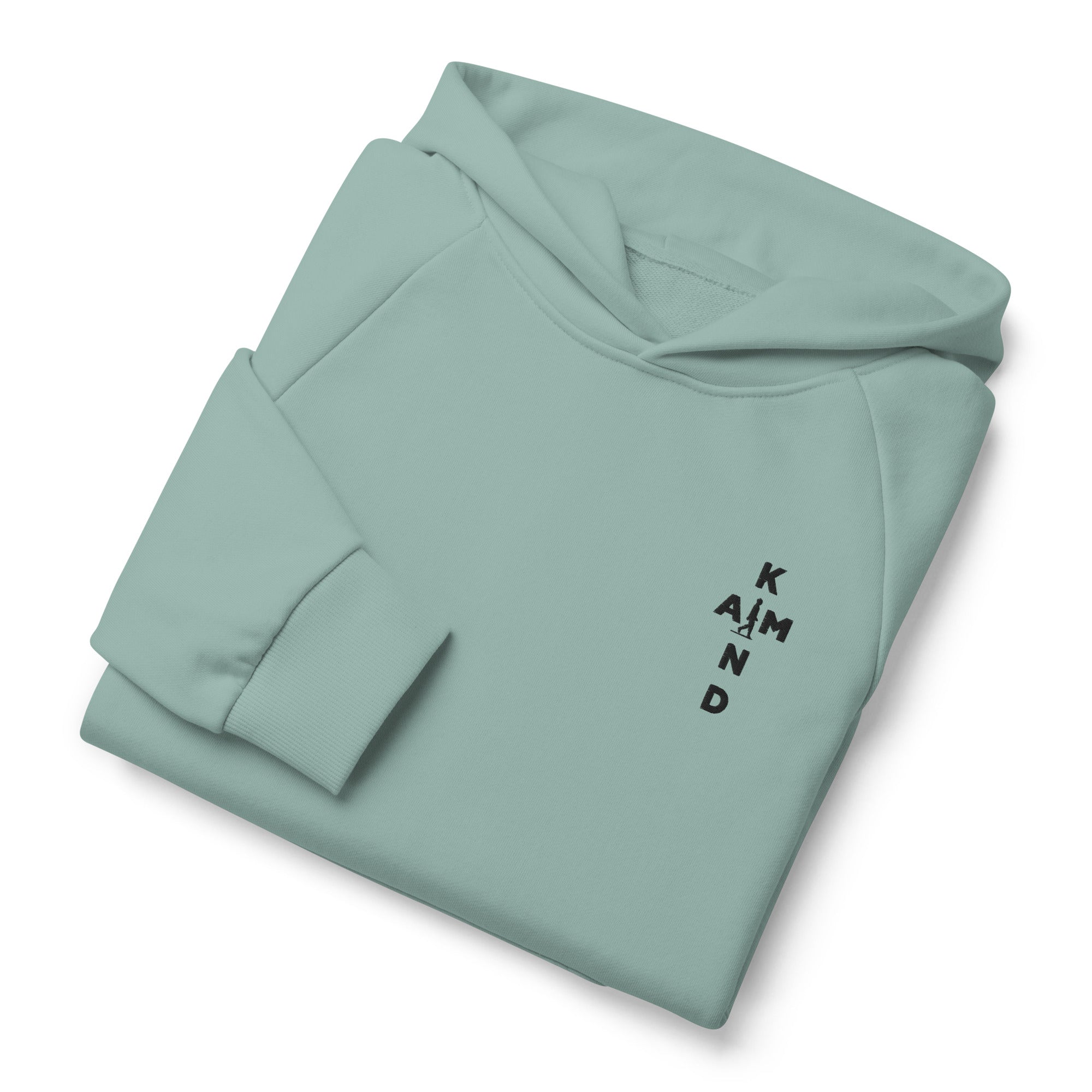Unisex super heavyweight hoodie from AIM ATTITUDE's ManKind collection, shown in Arona front view with a cozy, thick fabric.