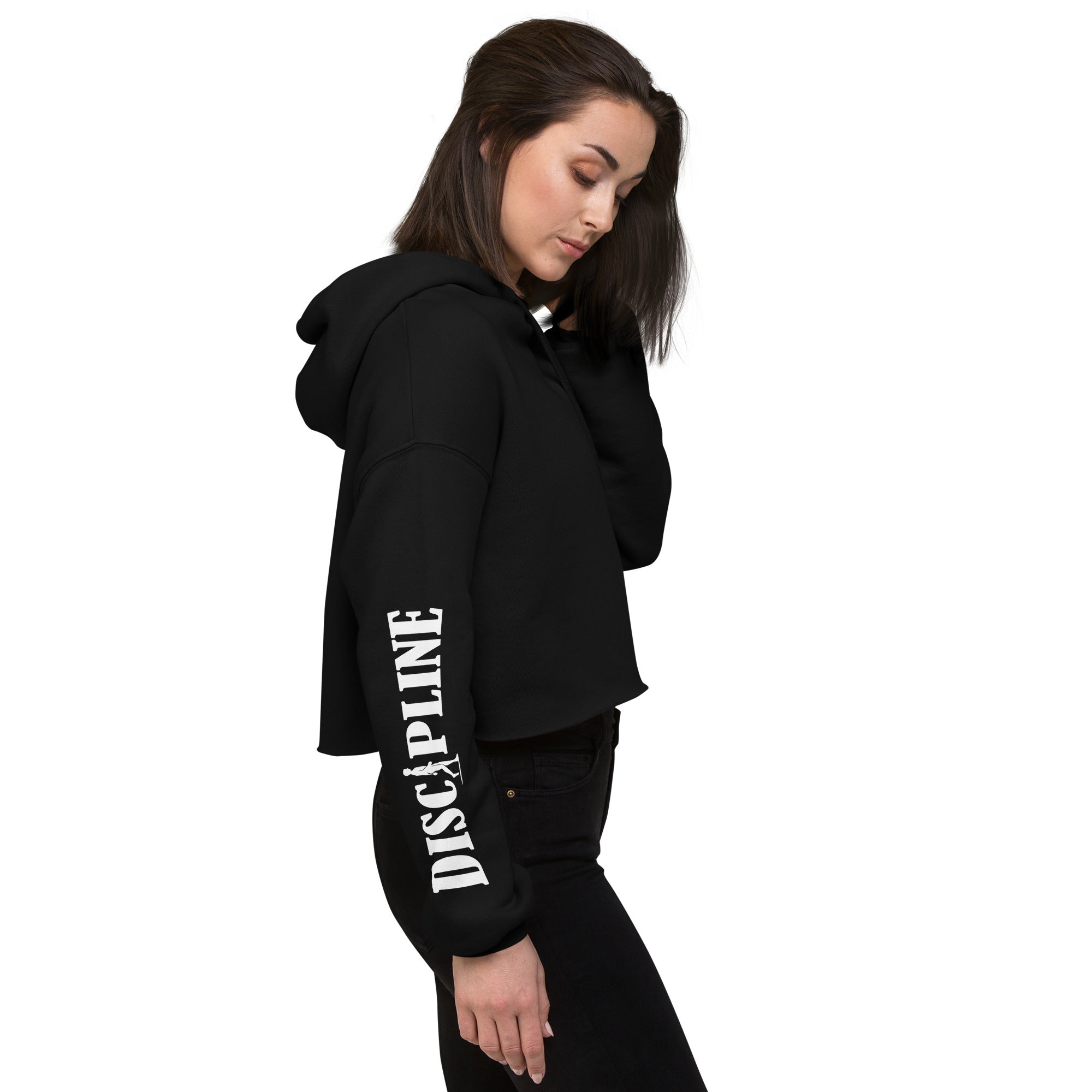 Discipline AIM Attitude Crop Hoodie S