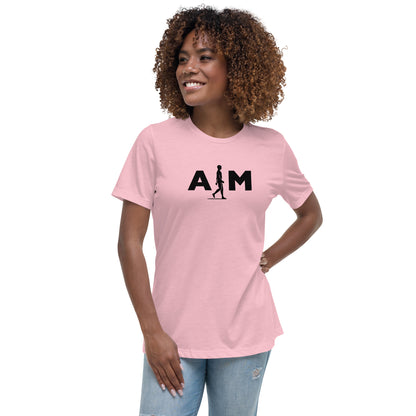 There Is No Room For Negativity | Women's Relaxed T-Shirt - AIM ATTITUDE 