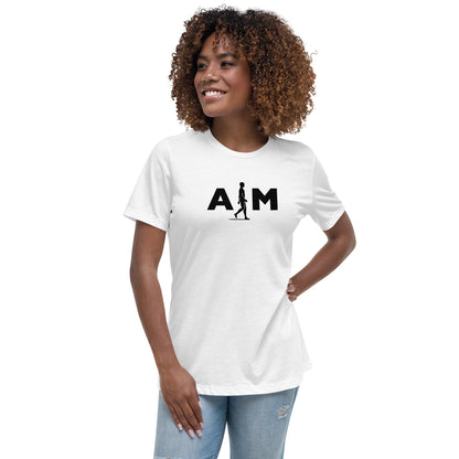 There Is No Room For Negativity | Women's Relaxed T-Shirt - AIM ATTITUDE 