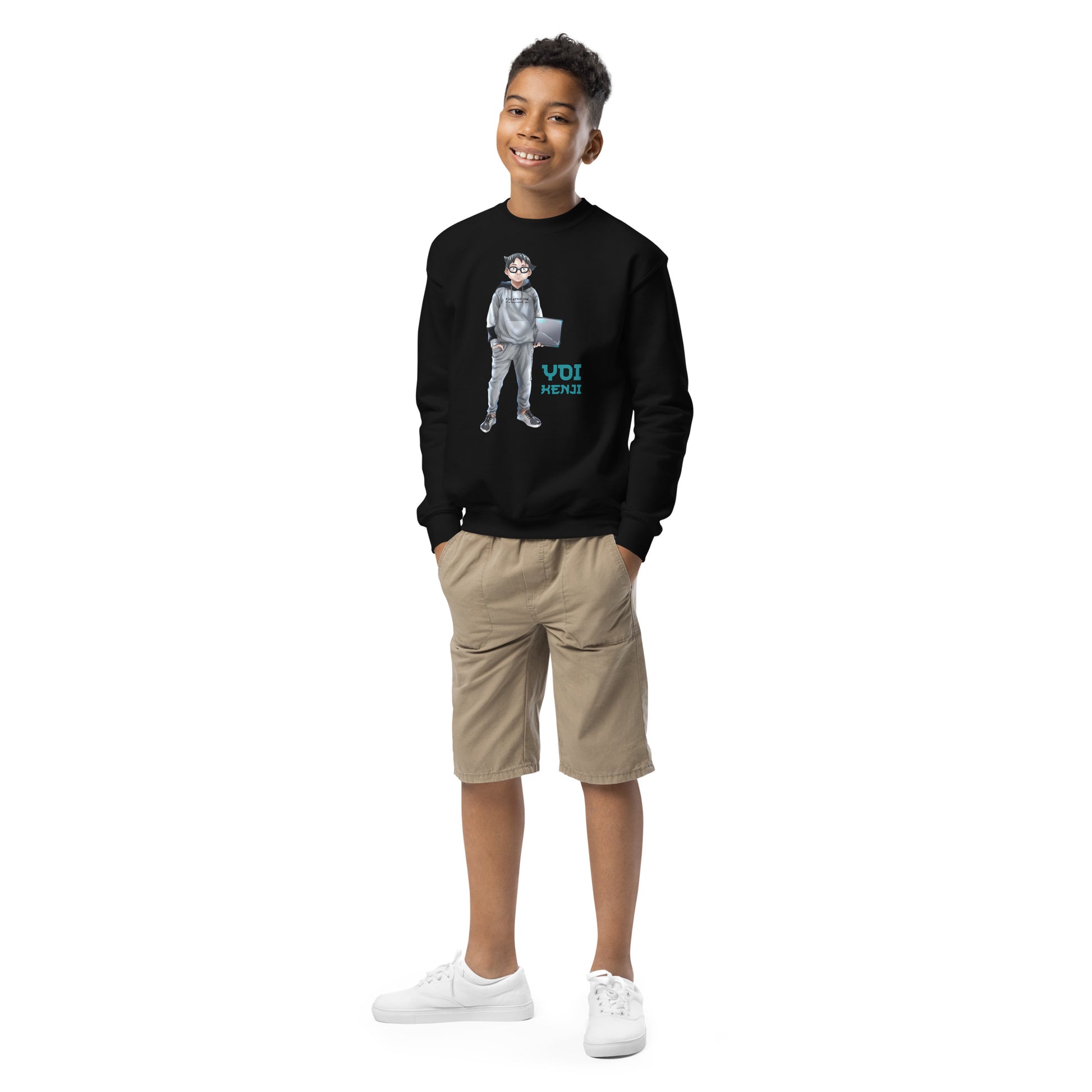 Yoi Kenji | Youth crewneck sweatshirt - AIM ATTITUDE 