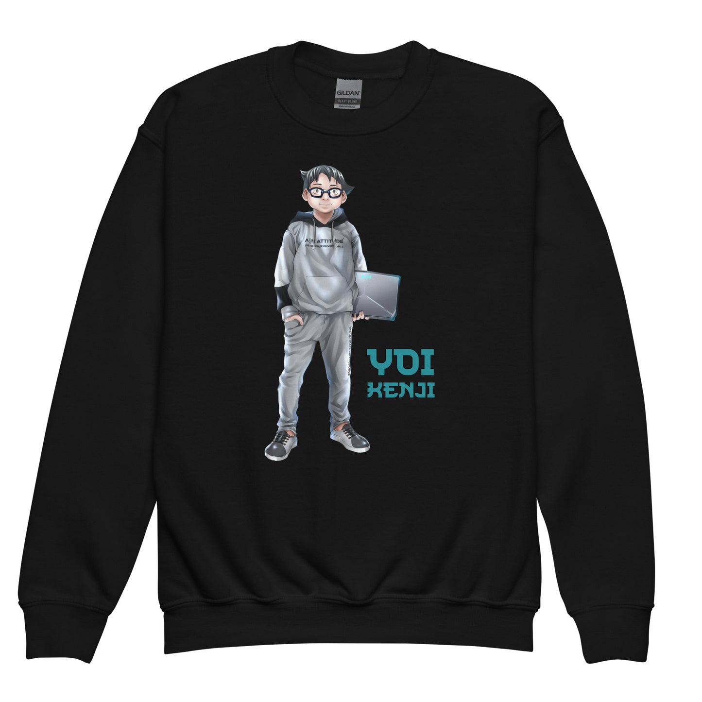 Yoi Kenji | Youth crewneck sweatshirt - AIM ATTITUDE 