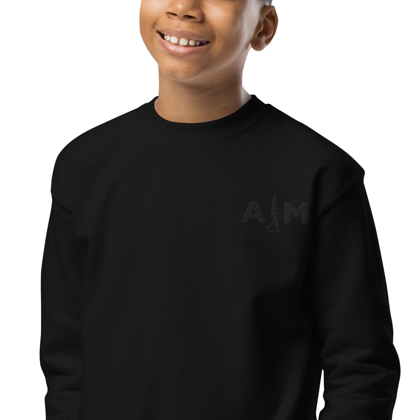 Sudadera juvenil con cuello redondo AIM Attitude