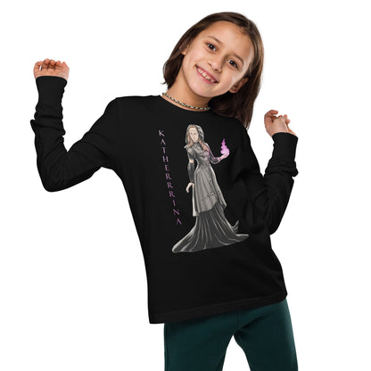 Katherrrina - AIMComics | Youth long sleeve tee - AIM ATTITUDE 