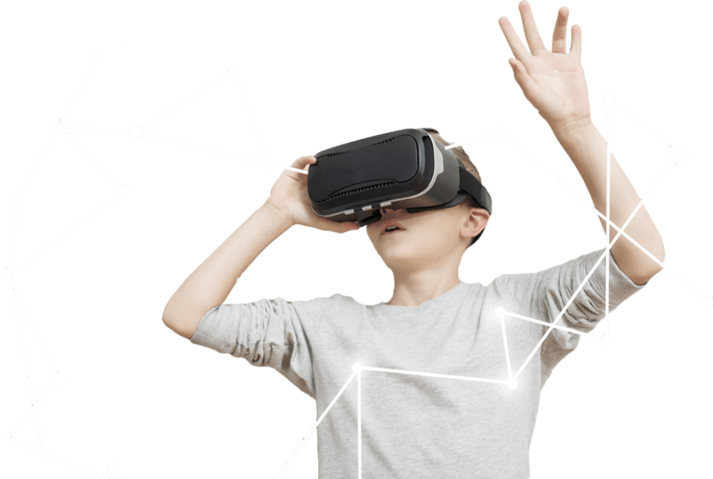 Boy With VR Box
