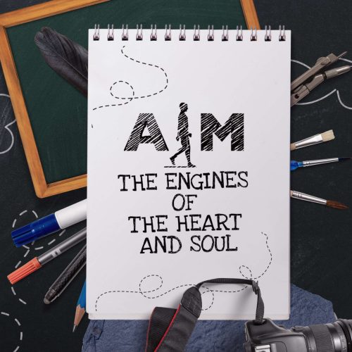 AIM the engines of the heart and soul_School Board A4 Book Cover_aim_attitude