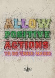 Allow positive actions to do their magic a4 cover copy-min