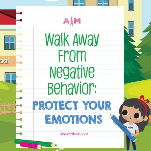 Walk Away From Negative Behavior Protect Your Emotions Book A4 Cover copy